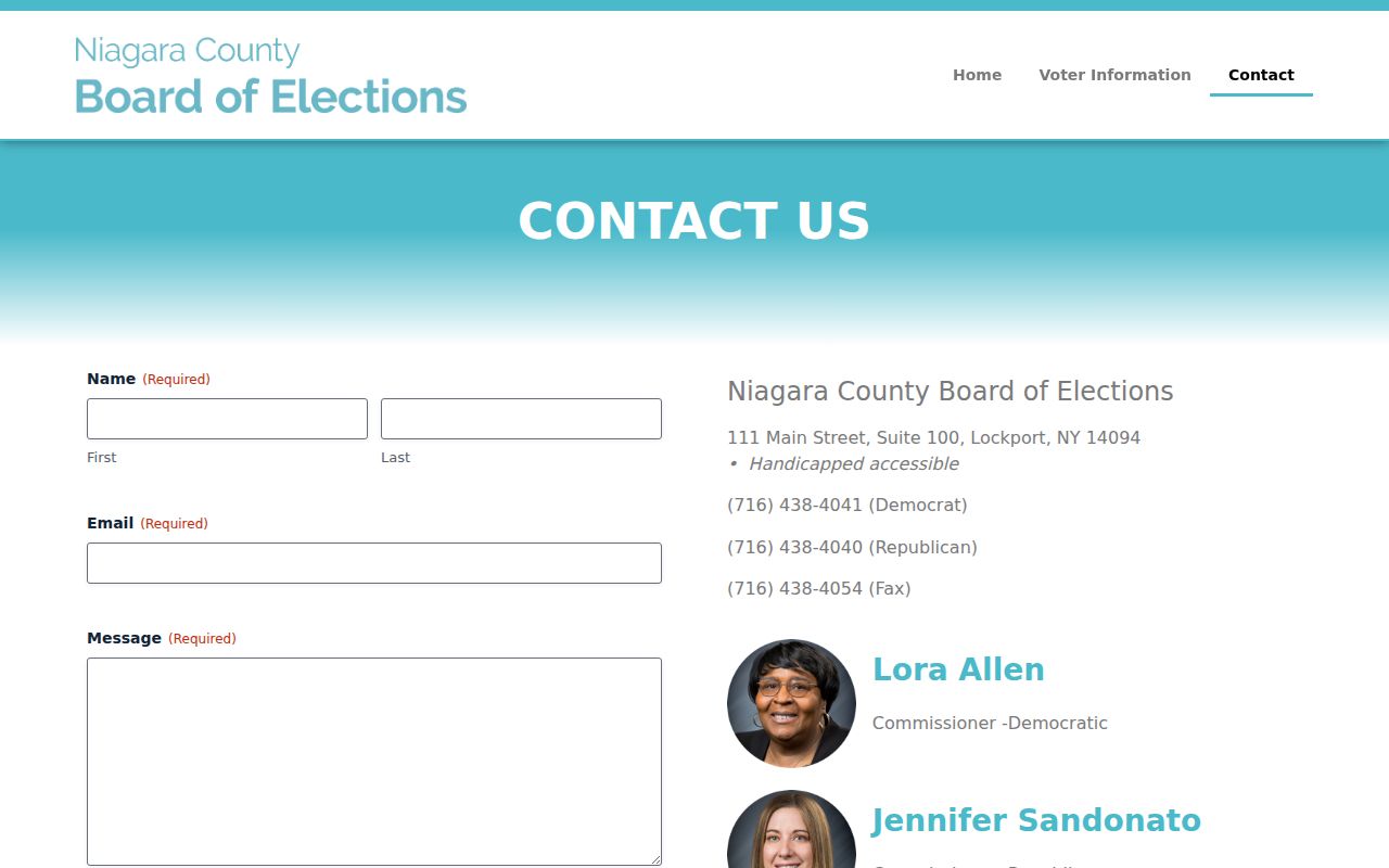 Town of Lockport residents directory election records contact